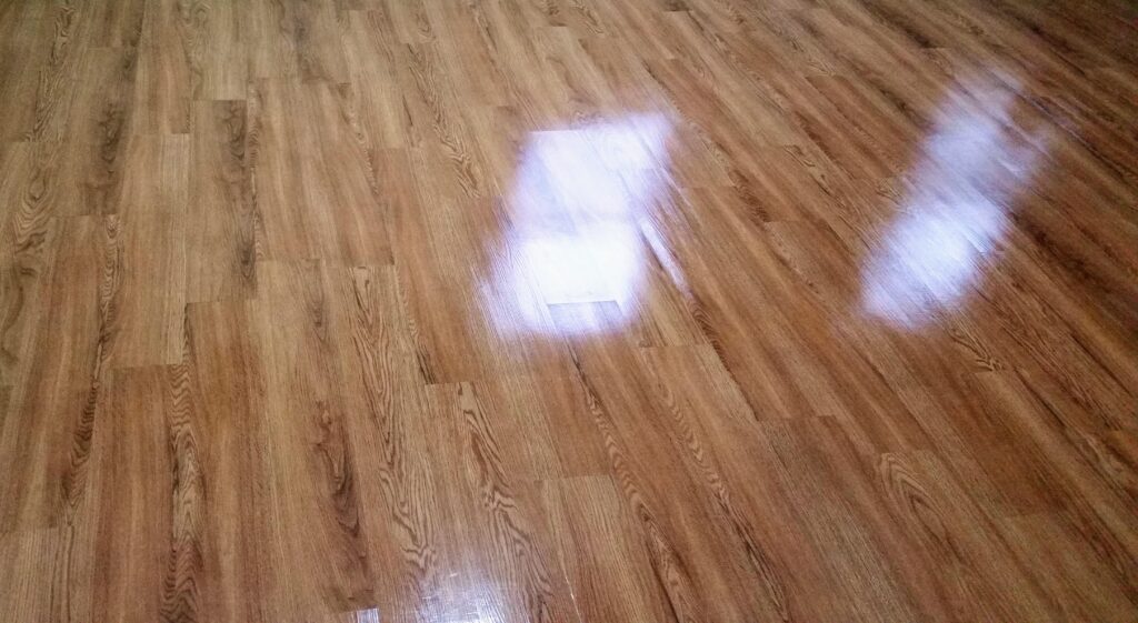 finished floor sanding and polishing